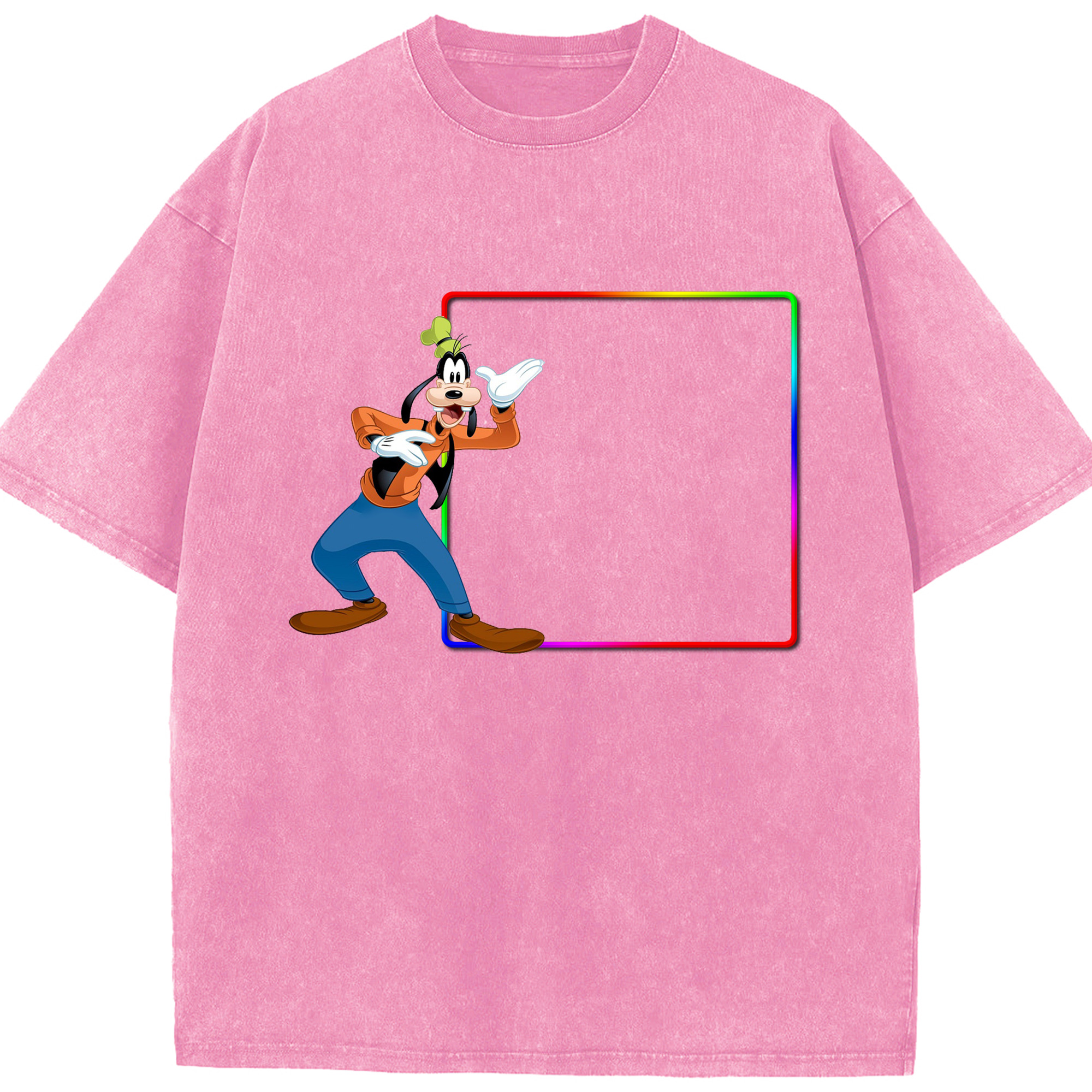 （画像用） ミッキーマウス Mickey Mouse 綿100% ヴィンテージ風 半袖Tシャツ（フロントプリント）